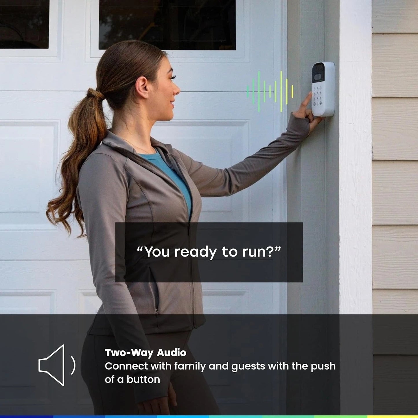 Smart Garage Door Video Keypad with Wide-Angle Camera,Customizable PIN Codes,and Smartphone Control–Take Charge of Your Garage