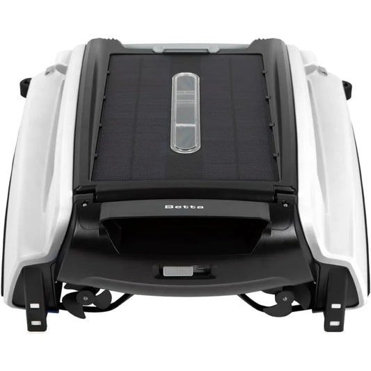 SE Solar Powered Automatic Robotic Pool Surface Skimmer Cleaner with 24/7 Continuous Cleaning Battery Power and Re-Engineered