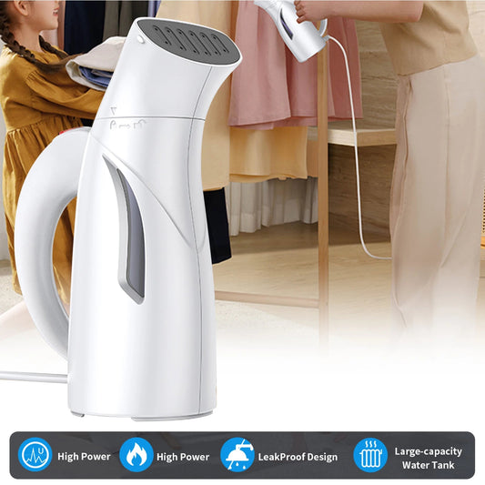 Portable Steamer for Clothes Handheld 140℃ Steam 240ml Water Tank 700W 40s Fast Heat Strong Penetrating Garment Steamer Removes
