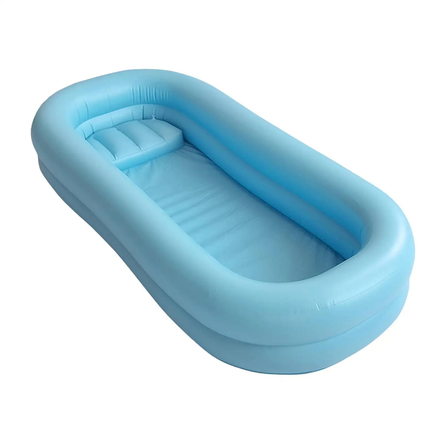 Portable Inflatable Adult Bathtub - Freestanding Blow Up Bath Tub Basin for Shower, Home SPA, Soaking, and Seniors