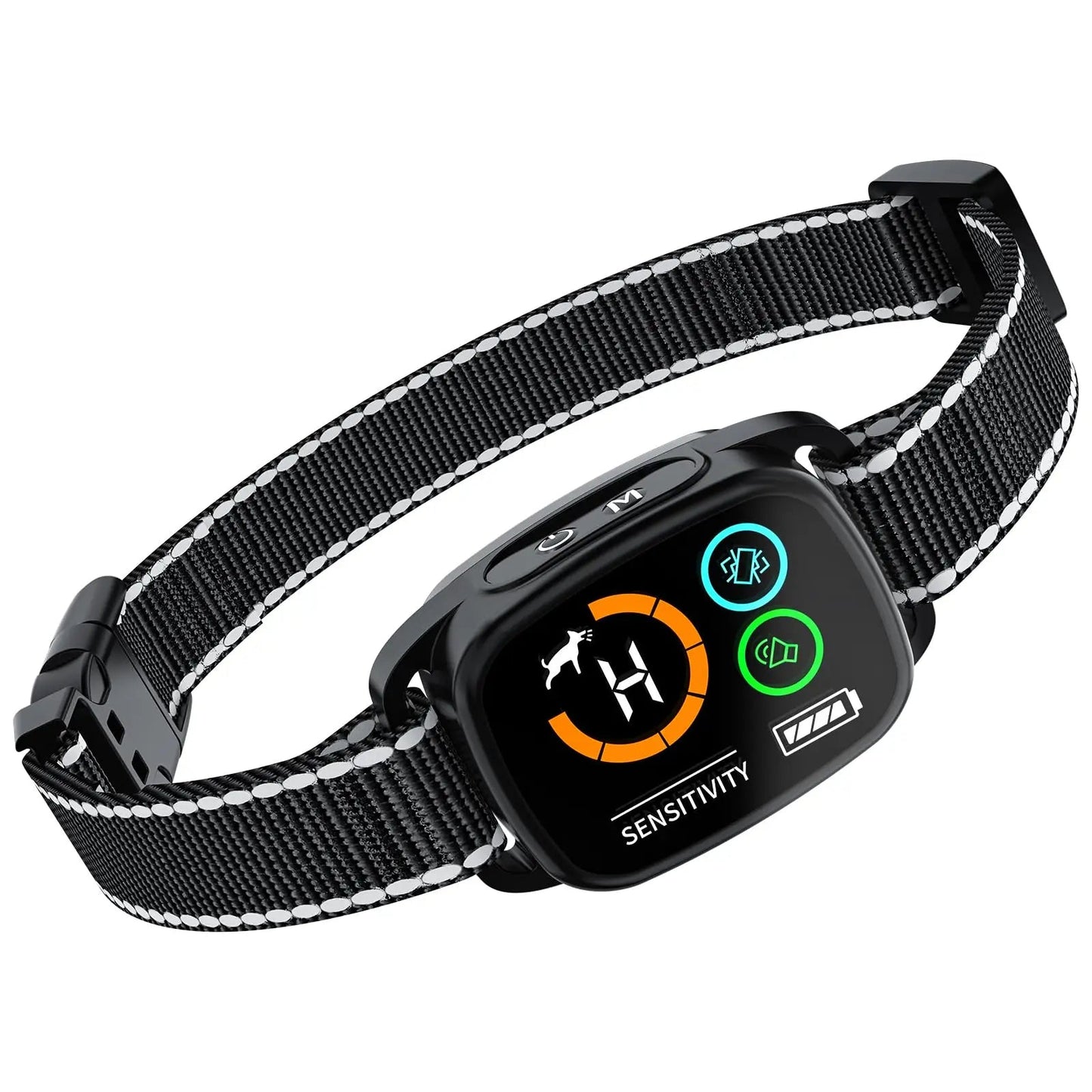 Dog Bark Collar for Large Medium Small Dogs, Rechargeable Smart Bark Collar, Anti Barking Training Collar with Adjustable Beep