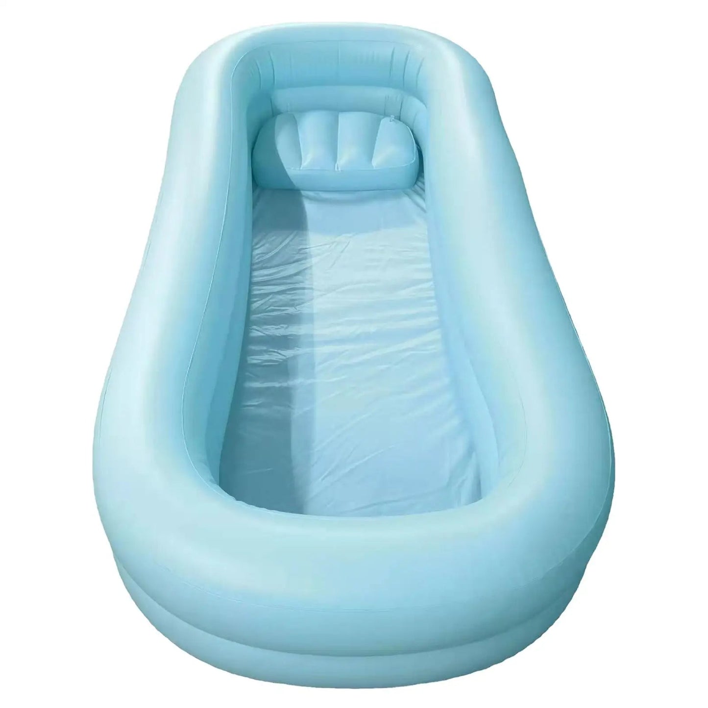 Portable Inflatable Adult Bathtub - Freestanding Blow Up Bath Tub Basin for Shower, Home SPA, Soaking, and Seniors
