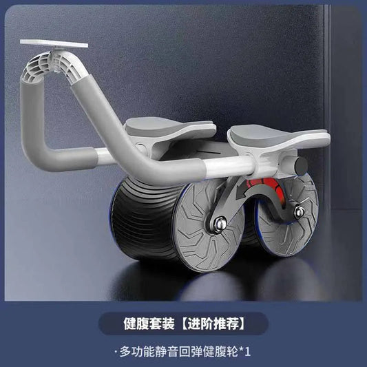 Elbow Support Automatic Rebound Ab Wheel Core Trainer for Abdominal Muscle Home Fitness Exercise