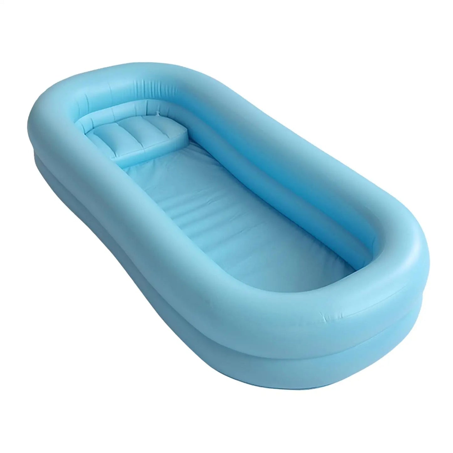 Portable Inflatable Adult Bathtub - Freestanding Blow Up Bath Tub Basin for Shower, Home SPA, Soaking, and Seniors