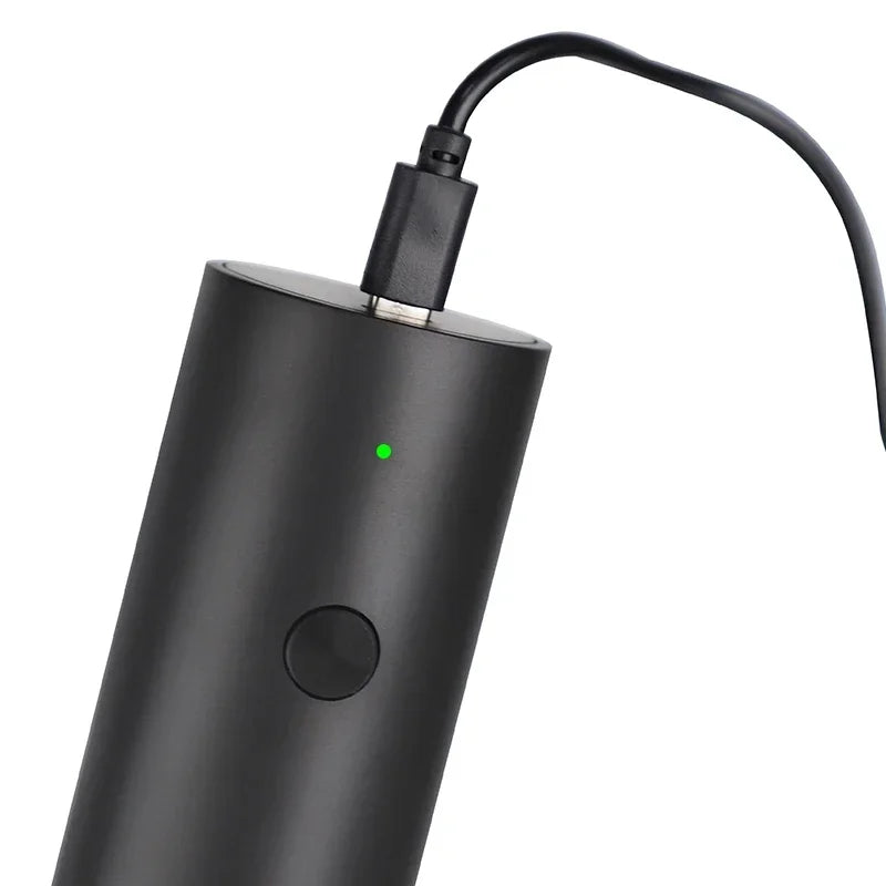 USB Rechargeable Electric Salt and Pepper Grinder Adjustable Coarseness Large Capacity Auto Spices Grinders Kitchen Cooking Tool