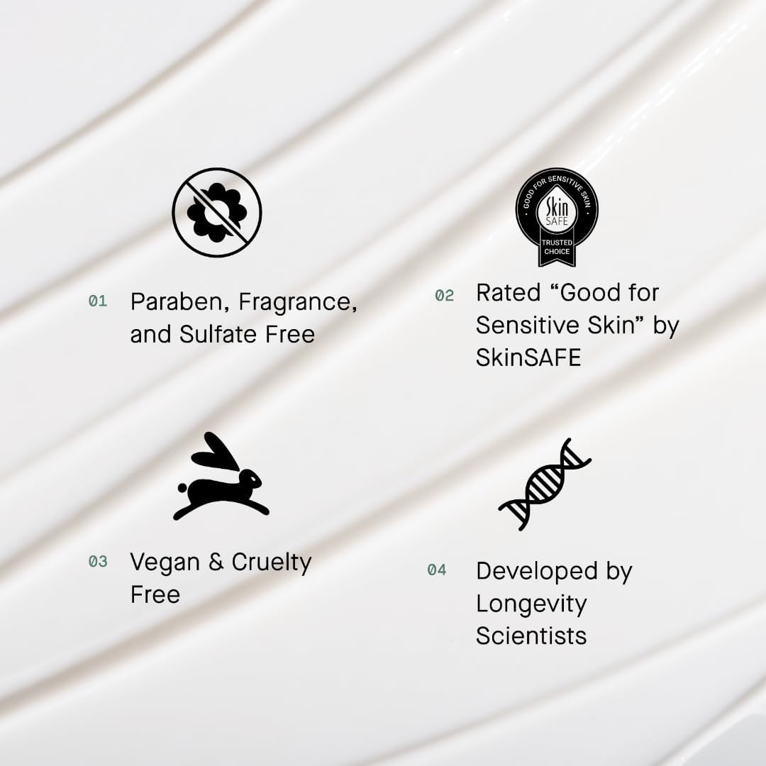 OneSkin FACE OS-01 Peptide Topical Supplement REFILL | Skin Longevity Age Reversal Moisturizer | Safe for Sensitive Skin, Fragrance-Free, 50 mL / 1.7 oz