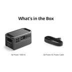 DJI Power 1000 V2 Portable Power Station, 1024Wh LFP Battery, Compact Size, 2600W Stable Output, 0-80% Recharge in 37 Mins, Electric Generator for Home, Camping, RVs, Off-Grid