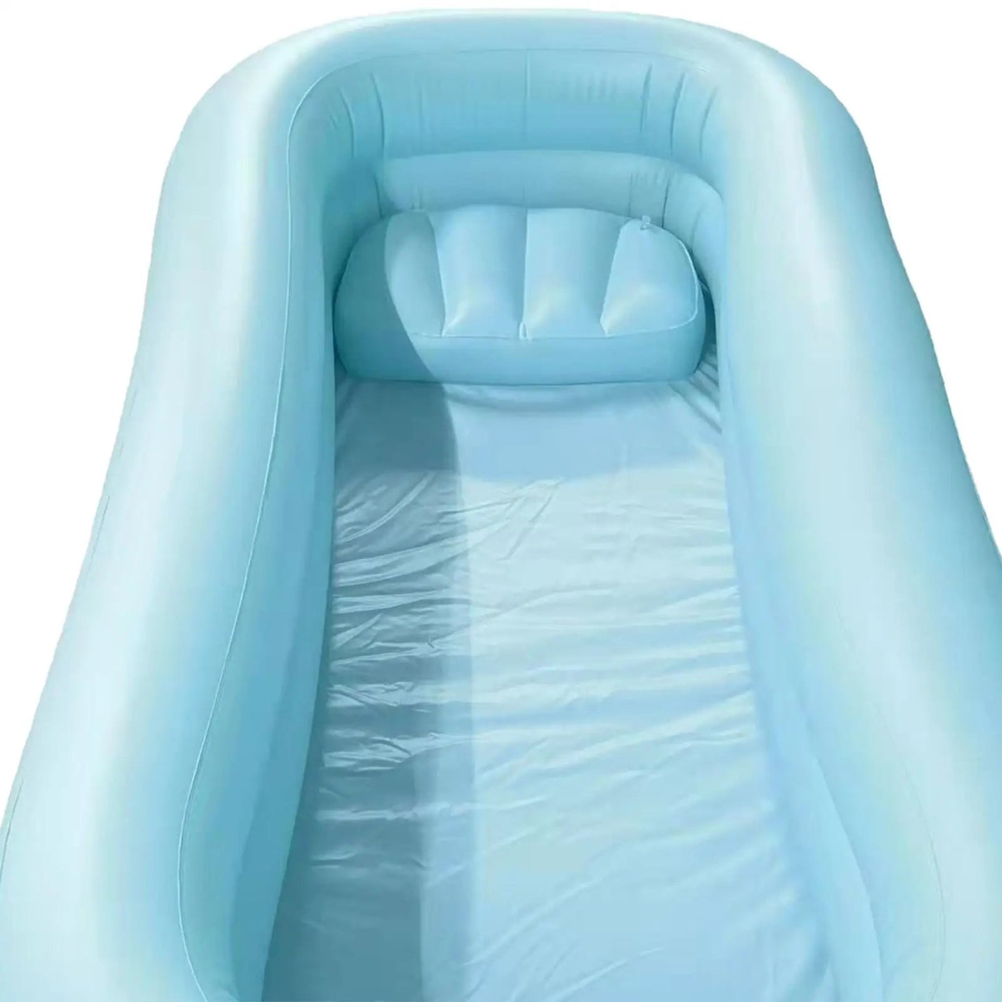 Portable Inflatable Adult Bathtub - Freestanding Blow Up Bath Tub Basin for Shower, Home SPA, Soaking, and Seniors