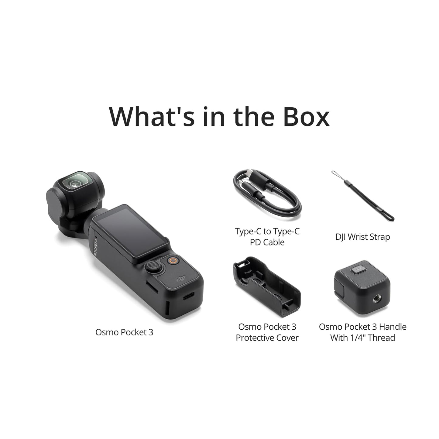 DJI Osmo Pocket 3, Vlogging Cameras with 1'' CMOS & 4K/120fps Vlog Camera, 3-Axis Stabilization, Fast Focusing, Face/Object Tracking, Digital Vlogging Camera for YouTube