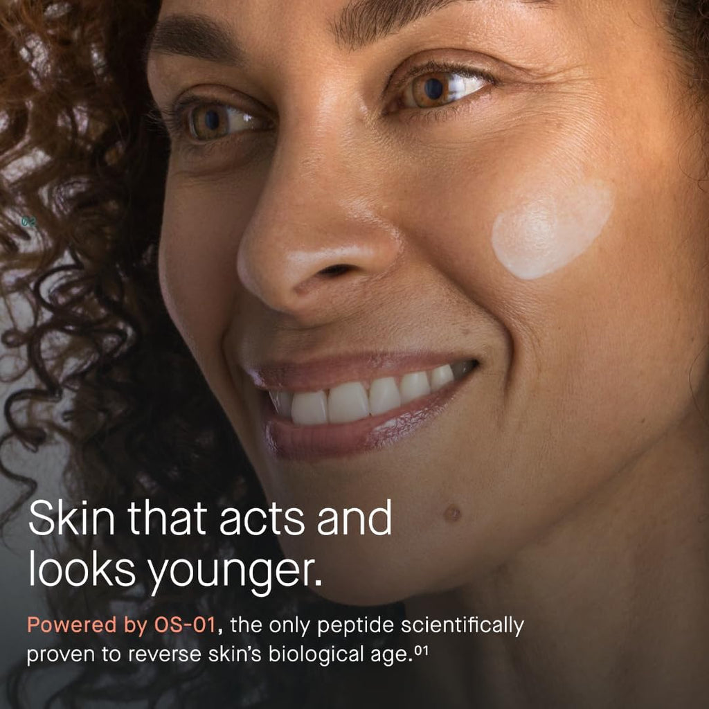 OneSkin FACE OS-01 Peptide Topical Supplement REFILL | Skin Longevity Age Reversal Moisturizer | Safe for Sensitive Skin, Fragrance-Free, 50 mL / 1.7 oz