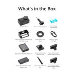 DJI Osmo Action 4 Adventure Combo, Waterproof Action Camera with 1/1.3" Sensor, 4K/120fps Video, Stunning Low-Light, 8h Extended Battery Life with 3 Batteries, 1.5m Extension Rod, Battery Case