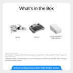 DJI Flip With RC 2 Screen Remote Controller, Follow Me Drone With 4K UHD Camera for Adults, Under 249 g, 3-Axis Gimbal Stabilization, 44000ft/13km Video Transmission, Palm Takeoff, 31-Min Flight Time