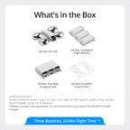 DJI Neo Three-Battery Combo, Mini Drone 4K UHD Camera for Adults, 135g Self Flying Drone That Follows You, Palm Takeoff, Subject Tracking, QuickShots, Stabilized Video (Controller-Free)