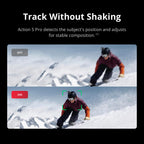 DJI Osmo Action 5 Pro Adventure Combo, Waterproof Action Camera with 1/1.3" Sensor, 4K/120fps Video, Subject Tracking, 12h Extended Battery Life with 3 Batteries, 1.5m Extension Rod, Battery Case