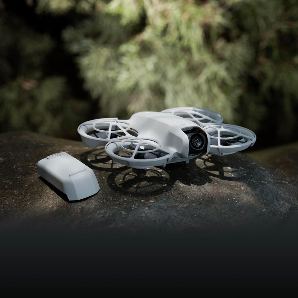 DJI Neo Two-Battery Combo, Mini Drone with 4K UHD Camera for Adults, 135g Follow Me Drone with Palm Takeoff, AI Subject Tracking, QuickShots, Stabilized Video, Propeller Guard (Controller-Free)