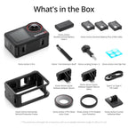 DJI Osmo Action 5 Pro Adventure Combo, Waterproof Action Camera with 1/1.3" Sensor, 4K/120fps Video, Subject Tracking, 12h Extended Battery Life with 3 Batteries, 1.5m Extension Rod, Battery Case
