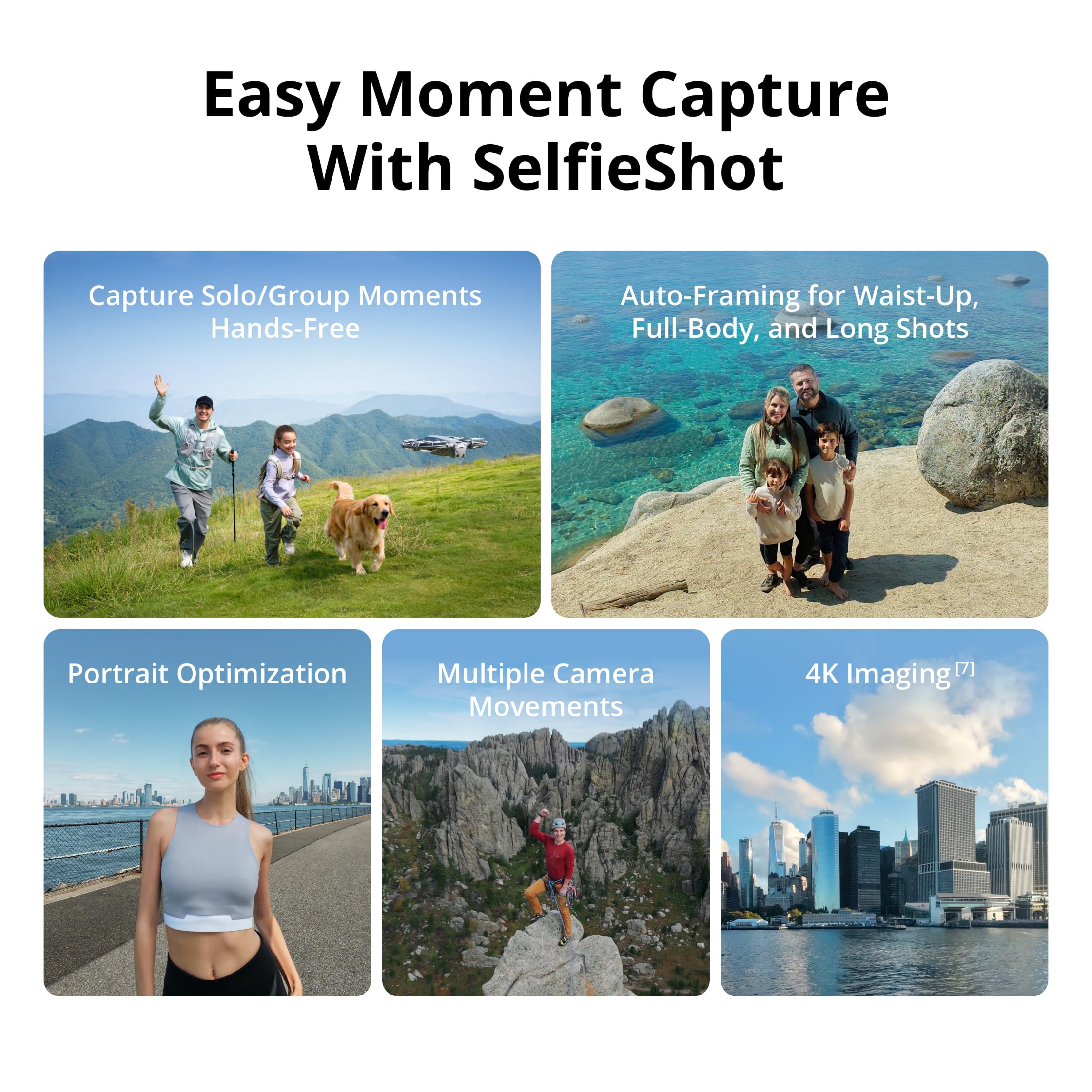 DJI Neo 2 (Drone Only), Lightweight 4K Drone With Camera, Palm Takeoff & Landing, Gesture Control, ActiveTrack, Omnidirectional Obstacle Sensing