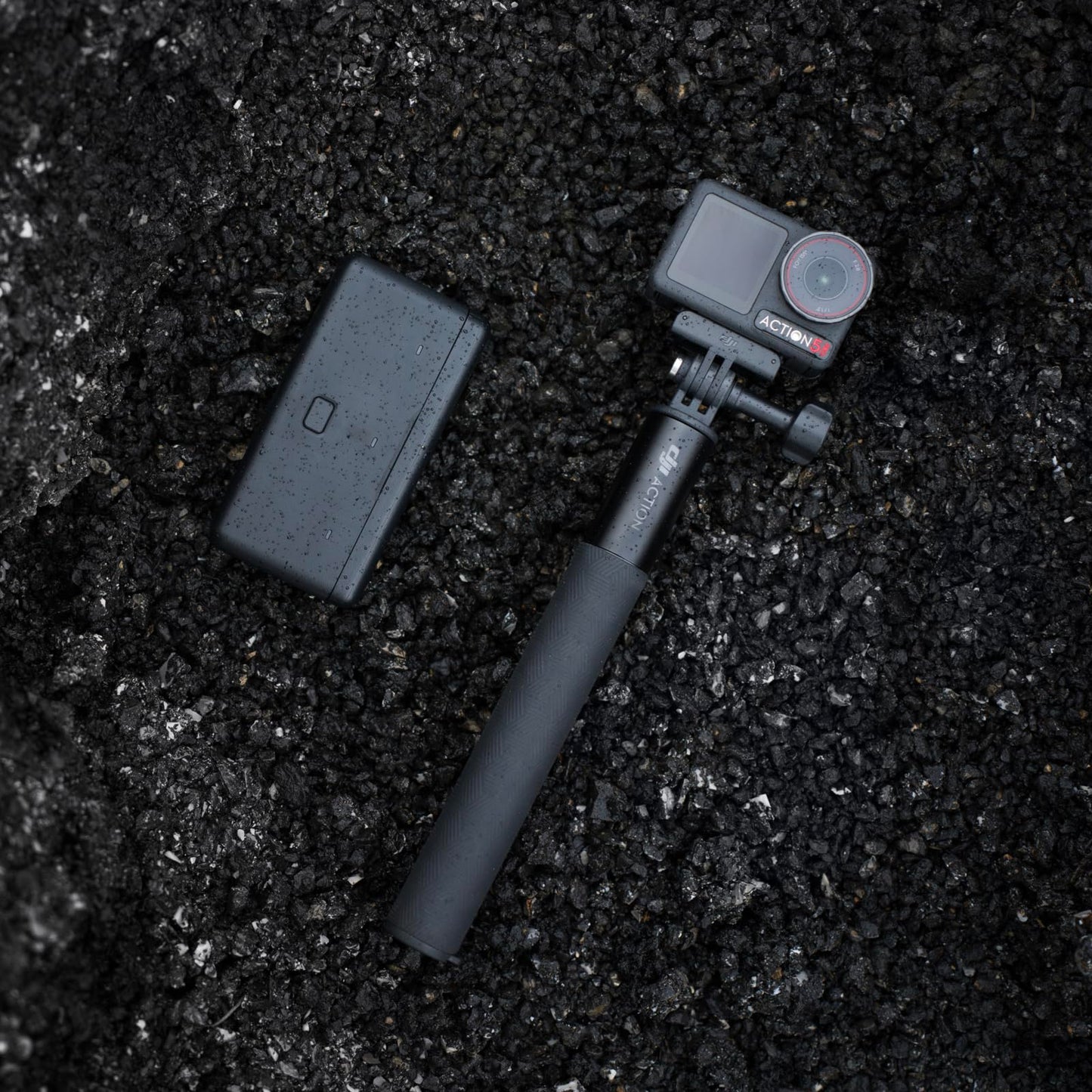DJI Osmo Action 5 Pro Adventure Combo, Waterproof Action Camera with 1/1.3" Sensor, 4K/120fps Video, Subject Tracking, 12h Extended Battery Life with 3 Batteries, 1.5m Extension Rod, Battery Case