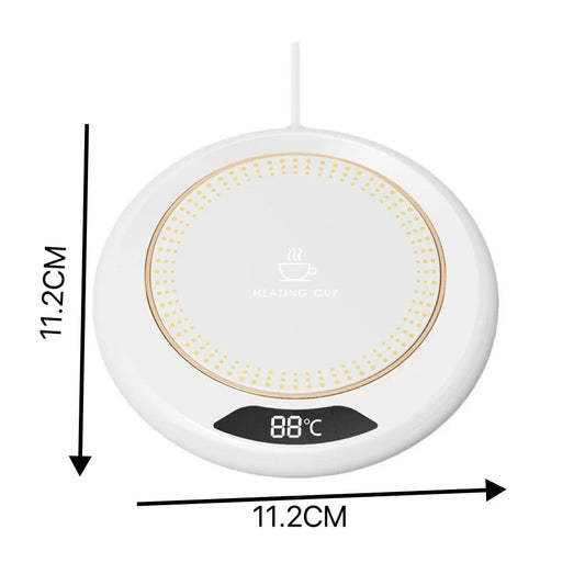 Mug Warmer USB Cup Heater Electric Coffee Milk Tea Water Heating Pad Thermostatic Coasters Cup Warmer for Home Office Mug Heater